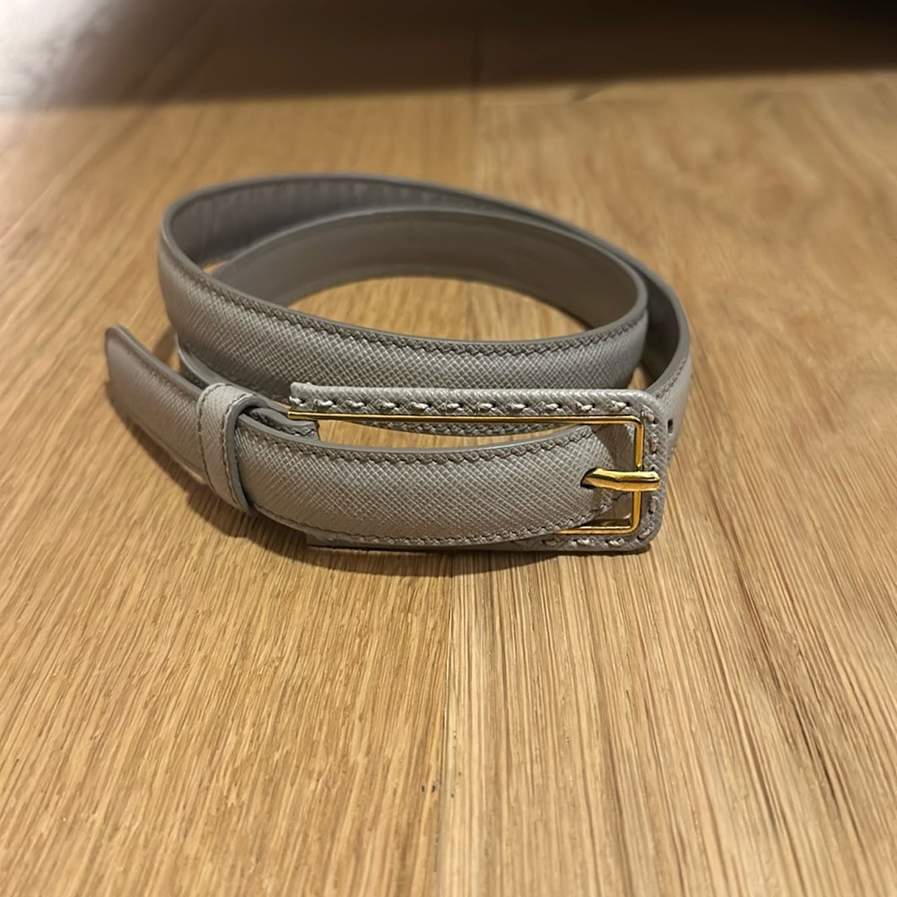 Prada leather belt
